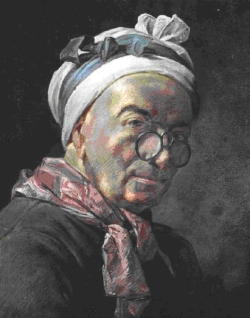 Autopotrait aux bésicles, 1771