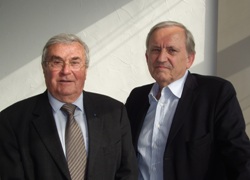 Gilbert Ruelle et Guy Laval (de gauche à droite)