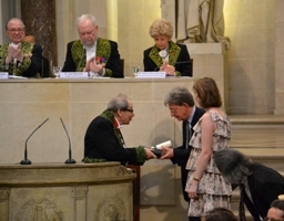 Henri Korn, le docteur Séverine Boilée et le professeur Vincent Meininger