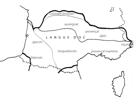 Carte du domaine d’oc