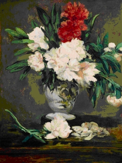 Le vase aux pivoines, Edouard Manet,1865