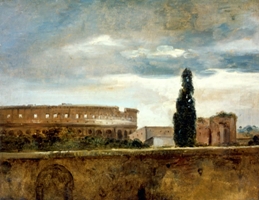 Vue du Colisée, François Marius Granet de l’Académie des beaux-arts