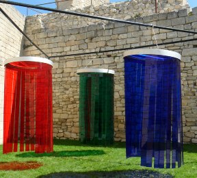 Cruz-Diez, 3 Douches d’induction chromatique, 1968