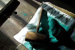 Pâte à pastel après pressage