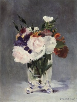 Fleurs dans un vase de cristal, Edouard Manet, 1882