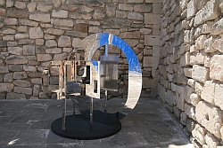 Nicolas Schöffer, Lux 11, 100x120x125, acier inox poli miroir, Collection Eléonore de Lavandereyra Schöffer