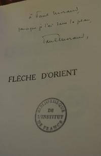 « À Paul Morand, parce que je l’ai dans la peau, Paul Morand. »