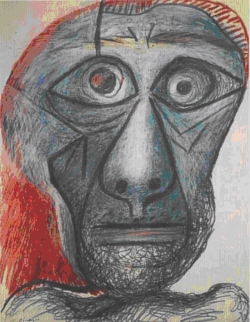 Pablo Picasso, Autoportrait face à la mort
