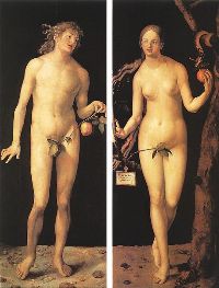 Adam et Eve par Durer