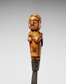 Epée rituelle, Congo, ivoire et métal