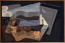 Juan Gris, Vue sur la Baie, 1921, Huile sur toile, 65 x 100 cm Musée National d’Art Moderne, Centre Pompidou, Paris