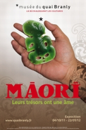 Affiche de l’exposition au musée du quai Branly (du 4 octobre 2011 au 22 janvier 2012)