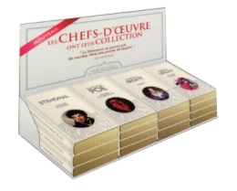 La nouvelle collection des éditions L’Archipel dans leur présentoir en librairie.