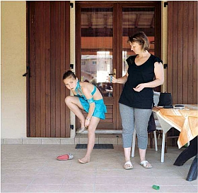 Photographie de Marion Poussier, exposition famille, 2011