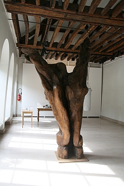 Etienne Martin, Le Cri , 1963, Biennale de Sculpture de Yerres, septembre 2011