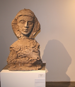 Sculpture de Damien Cabanes,  Judith, Biennale de Sculpture de Yerres, septembre 2011