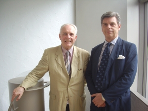 Georges-Henri Soutou, de l’Académie des Sciences Morales et Politiques et Maurizio Serra, ambassadeur, délégué permanent de l’Italie auprès de l’UNESCO et historien