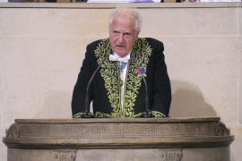 Aymeric Zublena, de l’Académie des beaux-arts