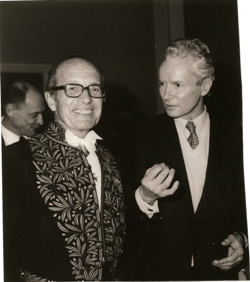 Daniel Lesur en compagnie de Pierre-Yves Trémois