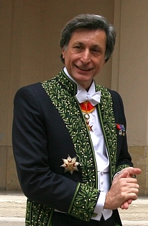 Patrick de Carolis lors de son installation à l’Académie des Beaux-arts, 12 octobre 2011, Bibliothèque de l’Institut de France