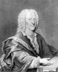 Telemann, taille-douce de Georg Lichtensteger (vers 1745)