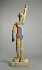 Ohne Titel \/ Sans titre 1982 – 1984 Tilleul et peinture à l’huile, 253 x 71 x 46 cm