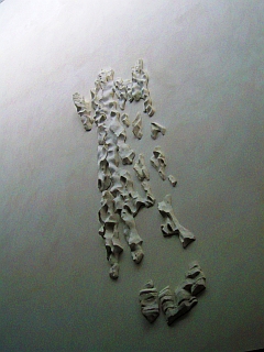 Bas-relief de Claude Abeille, Christ en Gloire, 2011