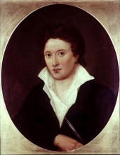 Portrait de Percy Bysshe Shelley par Amelia Curran (1819)
