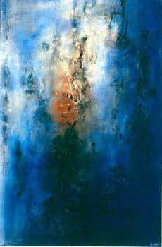 Zao Wou-Ki : Hommage à Chu-Yun (05.05.55)