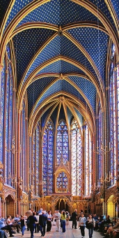 La Chapelle haute à l’intérieur de la Sainte-Chapelle