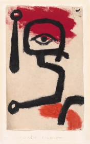 Paul Klee Paukenspieler, 1940 <link:Timbalier> Couleur à la colle sur papier sur carton, 34,6 x 21,2 cm