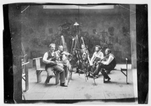 Anonyme,  Quintette avec Paul Klee au violon, à droite, à l’École d’art