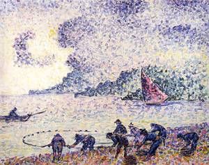 Henri Edmond Cross, pêcheur, 1895