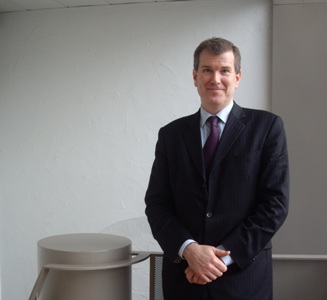 Eddie McDonnell, au studio de Canal Académie, pour évoquer Andrew Wyeth, de l’Académie des beaux-arts