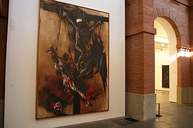 Toiles de Vladimir Velickovic, exposition "Vladimir Velickovic, les versants du silence", Toulouse, Les Abattoirs, 2011