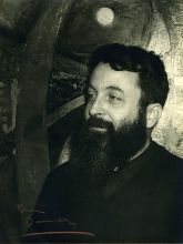 Portrait d’Étienne-Martin, vers 1950, tirage argentique