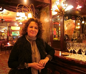 Véronique Fourcaud, Chanteuse et comédienne, "Nouvelle Dame" de chez Maxim’s, 9 février 2012