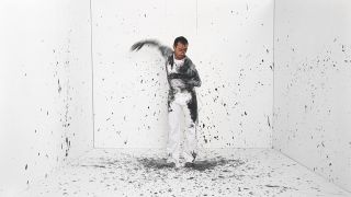 Nicolas Floc’h, Performance painting #2, 2005