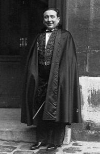 Pierre BENOIT (1886-1962) lors de sa réception à l’Académie française en 1932