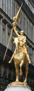 Statue de Jeanne d’Arc place des Pyramides à Paris
