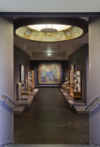 Pavillon Amont niveau 2 vue de la passerelle