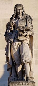 Mézeray par Louis-Joseph Daumas, cour Napoléon du palais du Louvre.