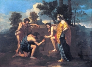 Les Bergers d’Arcadie (1637-1638) de Nicolas Poussin, au musée du Louvre, Paris