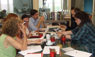 Les élèves de l’école d’art Koronin dans les locaux de Canal Académie