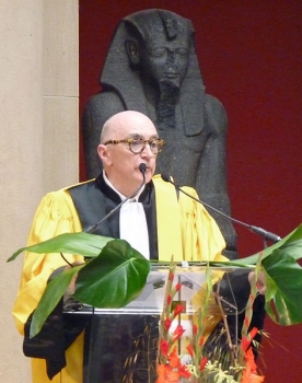 Roland Recht lors de la Cérémonie des docteurs de l’Université de Strasbourg