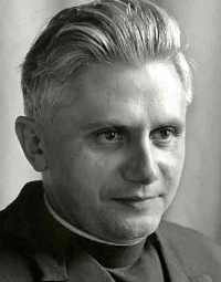 L’abbé Ratzinger dans les années 60.