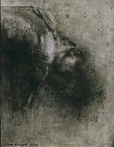 Pierre-Édouard, Petite tête penchée, N°2, 2008, 15,8 x 12,3 cm