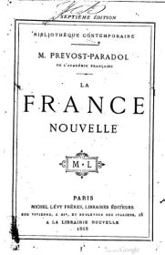 La France nouvelle