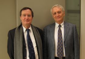 Olivier Perdu et Nicolas Grimal à Canal Académie