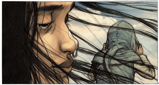 Jeanne dessinée par Jean-François Cellier